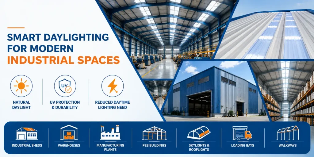 Polycarbonate roofing sheets