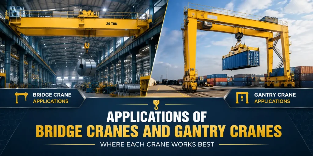 Bridge Crane vs Gantry Crane