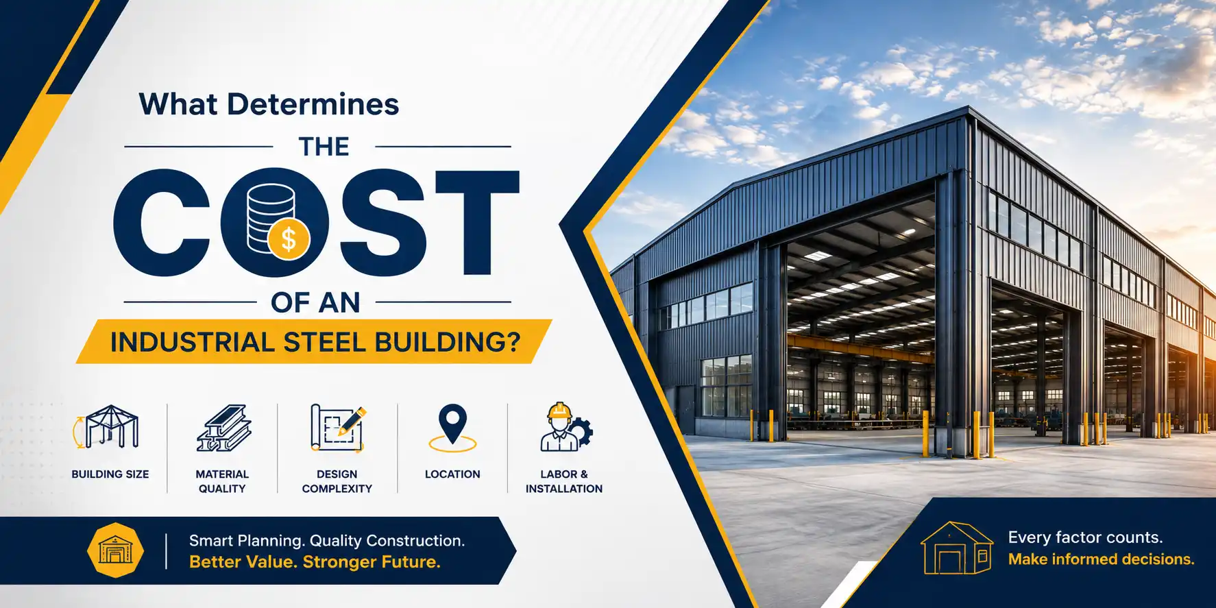 What Determines the Cost of an Industrial Steel Building?