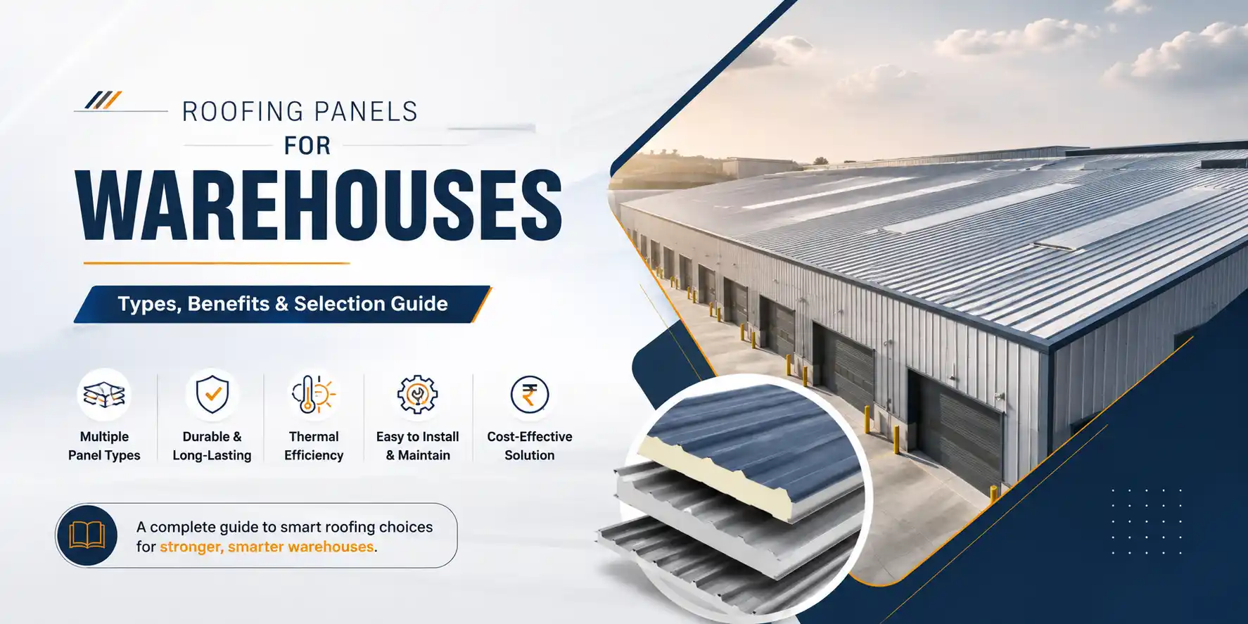 Roofing Panels for Warehouses: Types, Benefits & Selection Guide