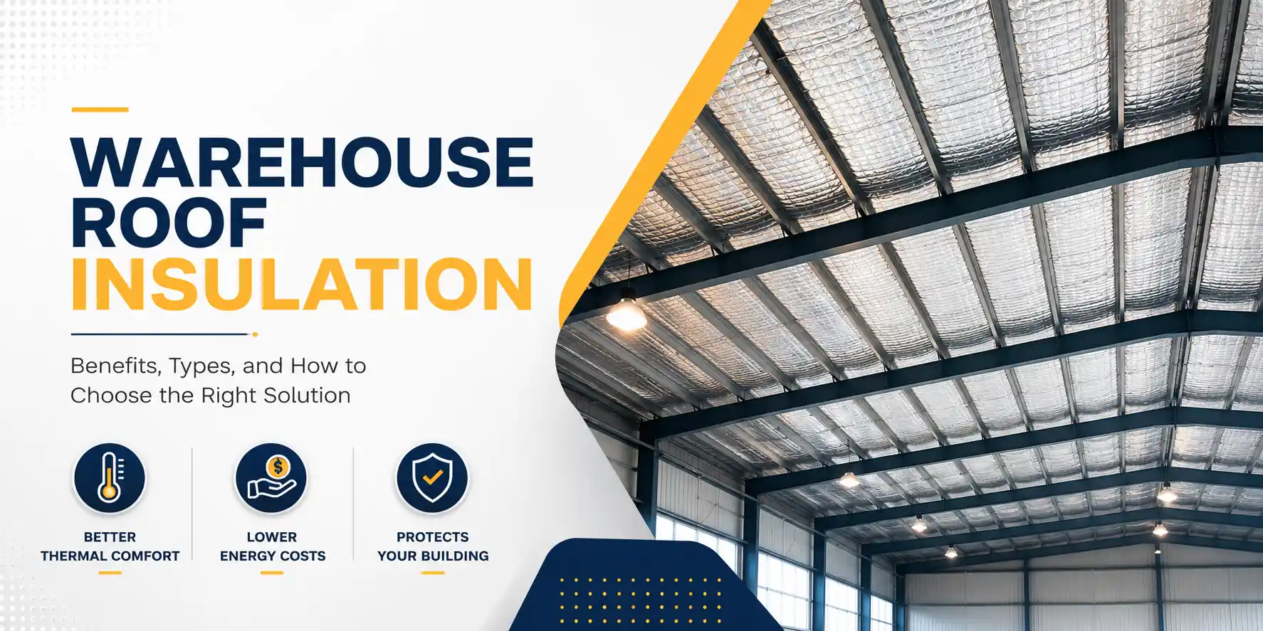 Warehouse Roof Insulation: Benefits, Types, and How to Choose the Right Solution